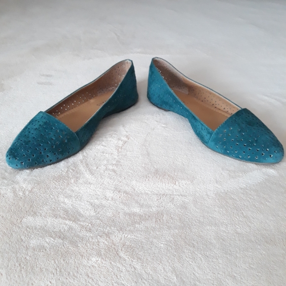 Lucky Brand Emerald Green Archh2 Flats - Picture 4 of 11